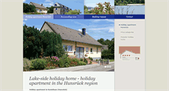 Desktop Screenshot of ferienhaus-hunsrueck.com