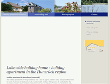 Tablet Screenshot of ferienhaus-hunsrueck.com